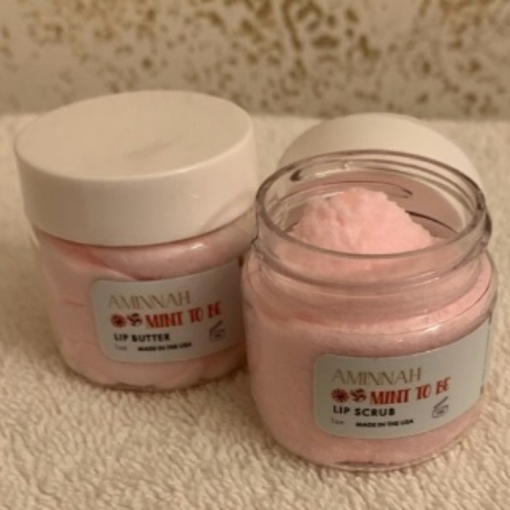 Aminnah 2 “Mint To Be” Lip Scrubs